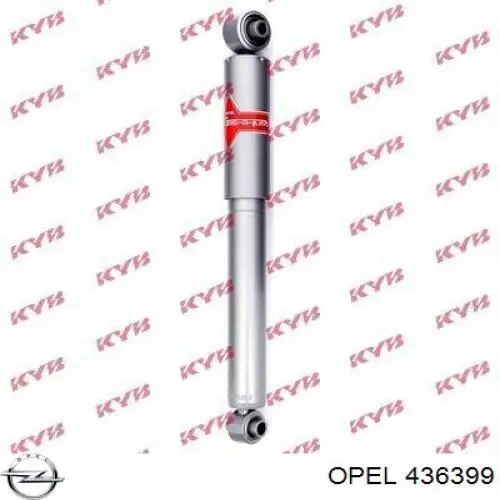 Амортизатор задній Opel 436399 ціна, від 22.16 USD