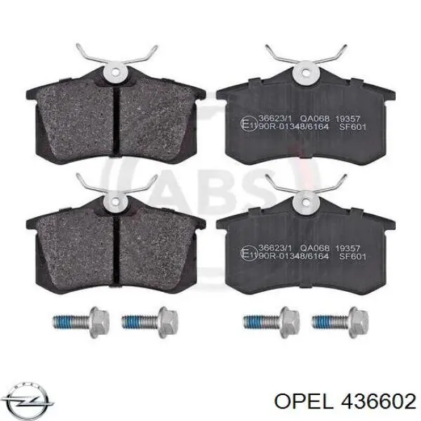 436602 Opel втулка амортизатора заднього
