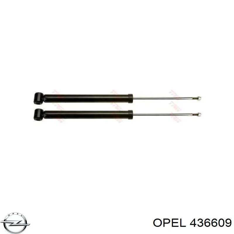 Амортизатор задній, правий Opel 436609 ціна, від 32.59 USD