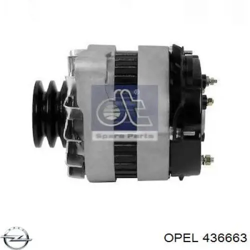Купити 436663 Opel Опора амортизатора заднього