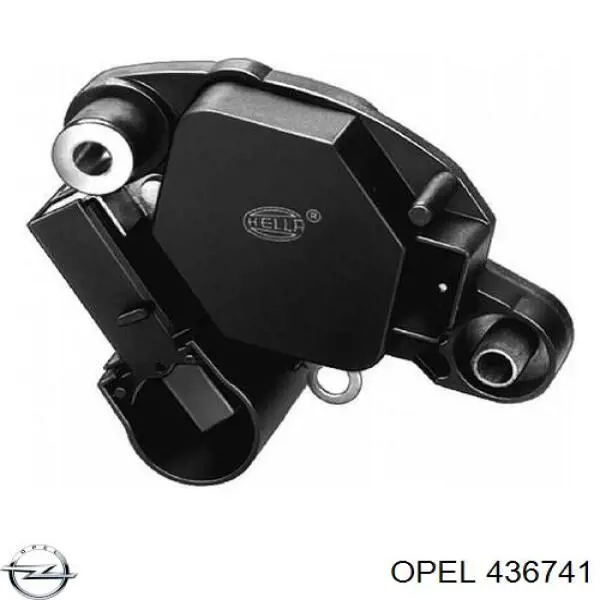 436741 Opel амортизатор задній