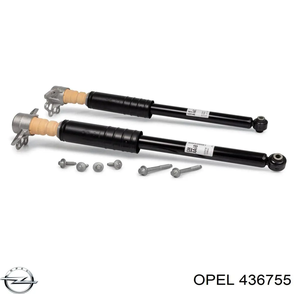 0436755 Opel Амортизатор задній, правий