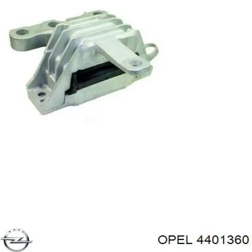 Подушка (опора) двигуна, права нижня 4401360 Opel