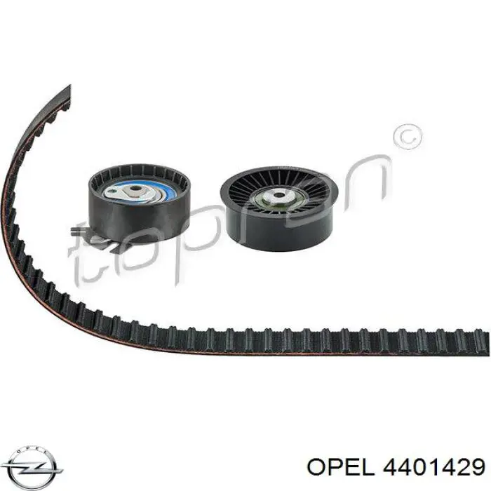 Зубчастий ремінь Opel 4401429 ціна, від 26.86 USD