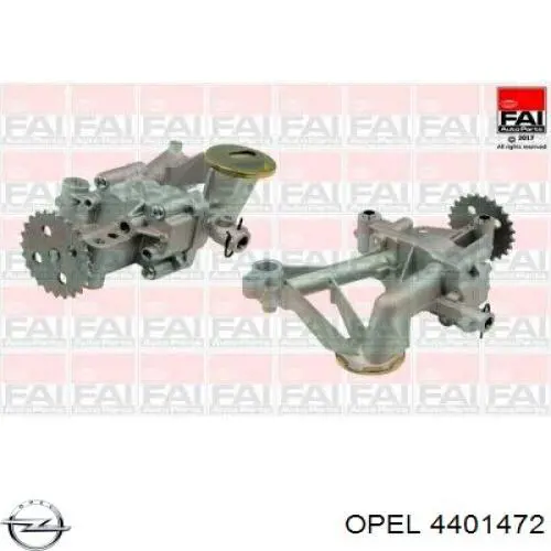 Помпа масляна Opel 4401472 ціна, від 92.22 USD