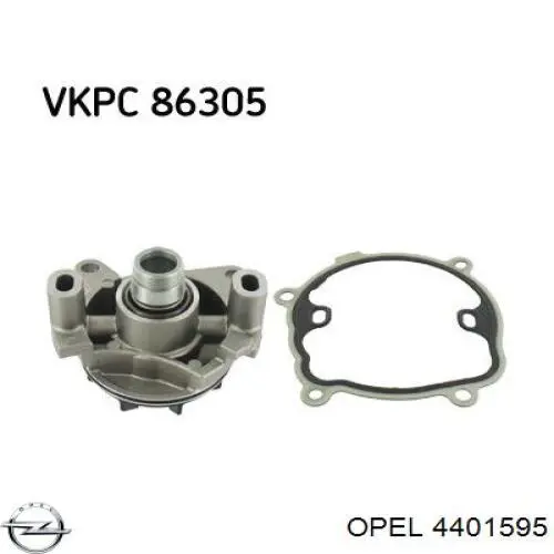 Помпа охолодження Opel 4401595 ціна, від 32.26 USD