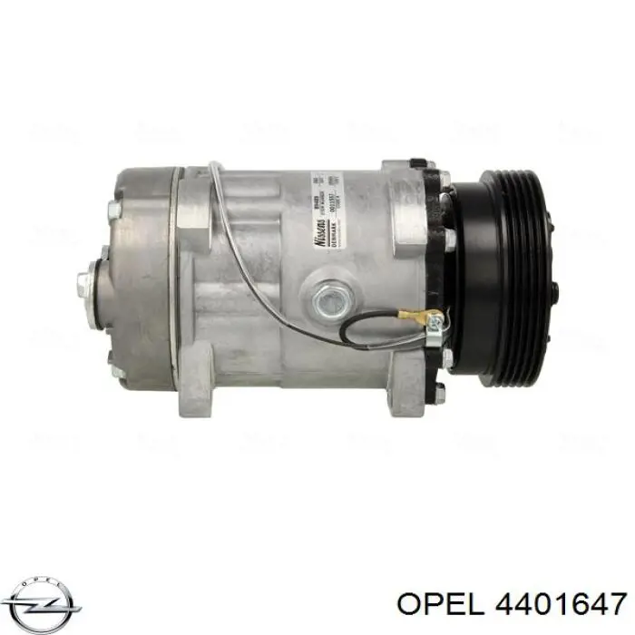 Компресор кондиціонера 9109647 Opel