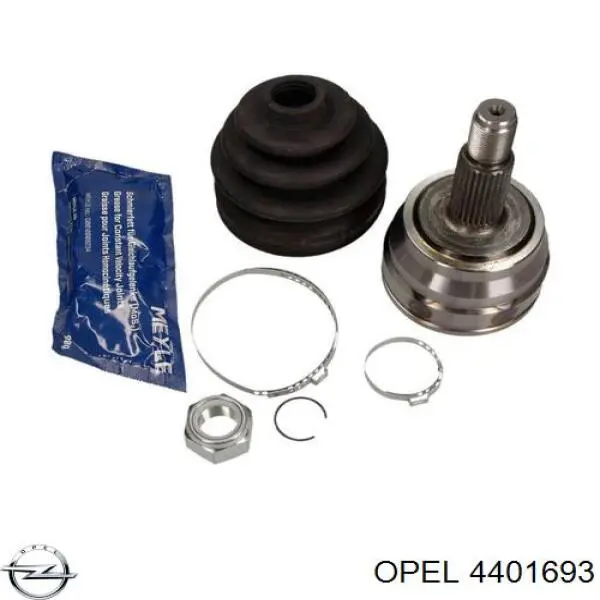 Купити 4401693 Opel Піввісь права