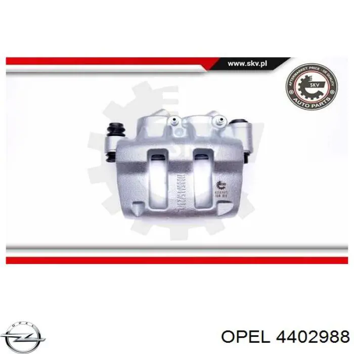 Купити 4402988 Opel Супорт гальмівний передній лівий