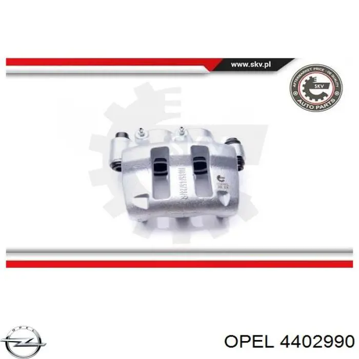 Супорт гальмівний, передній, правий Opel 4402990