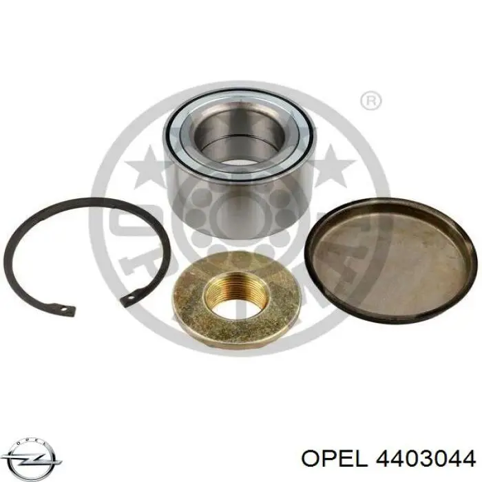 Підшипник маточини задньої Opel 4403044 ціна, від 30.26 USD