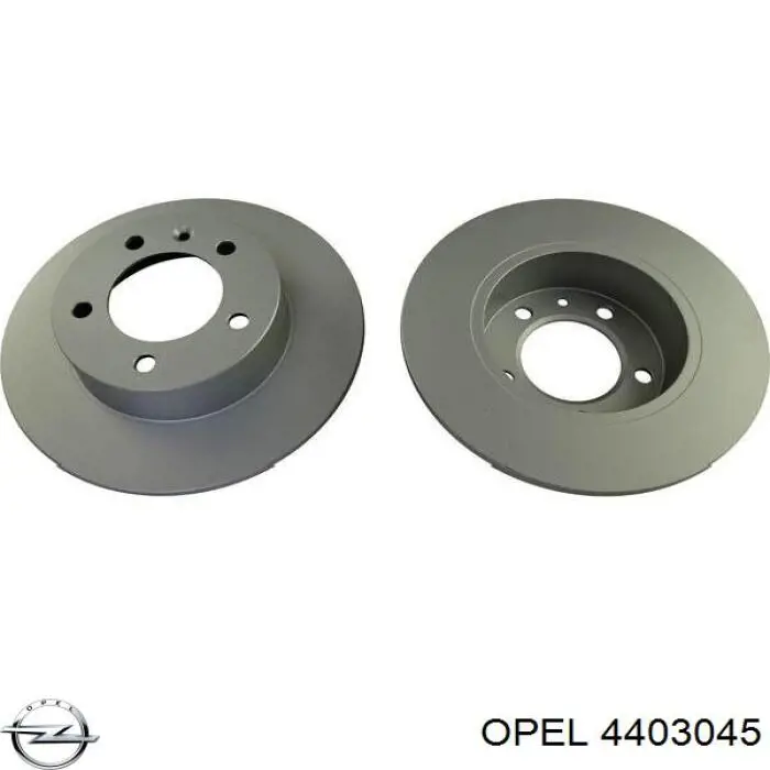 Купити 4403045 Opel Диск заднього гальма
