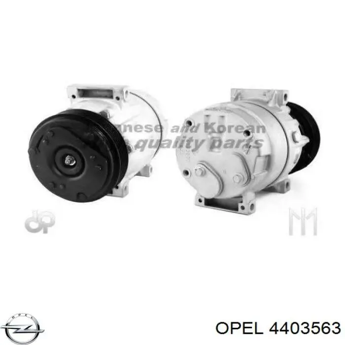 Купити 4403563 Opel Компресор кліматичної установки