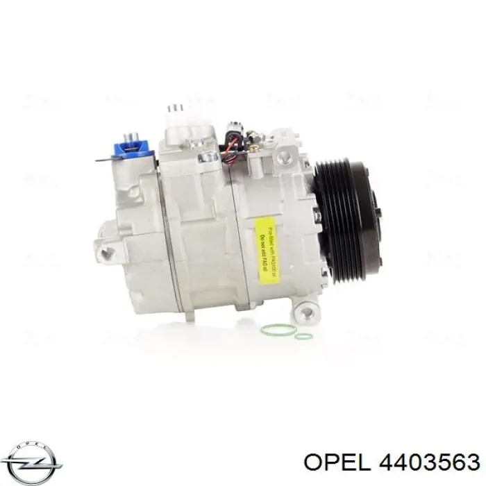 Компресор кондиціонера 4403563 Opel