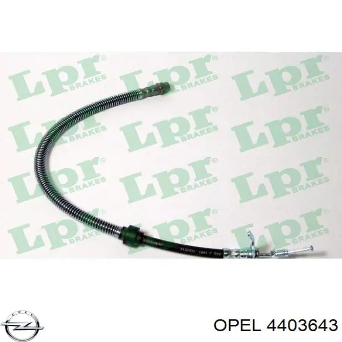 Шланг гальмівний передній Opel 4403643 ціна, від 15.69 USD