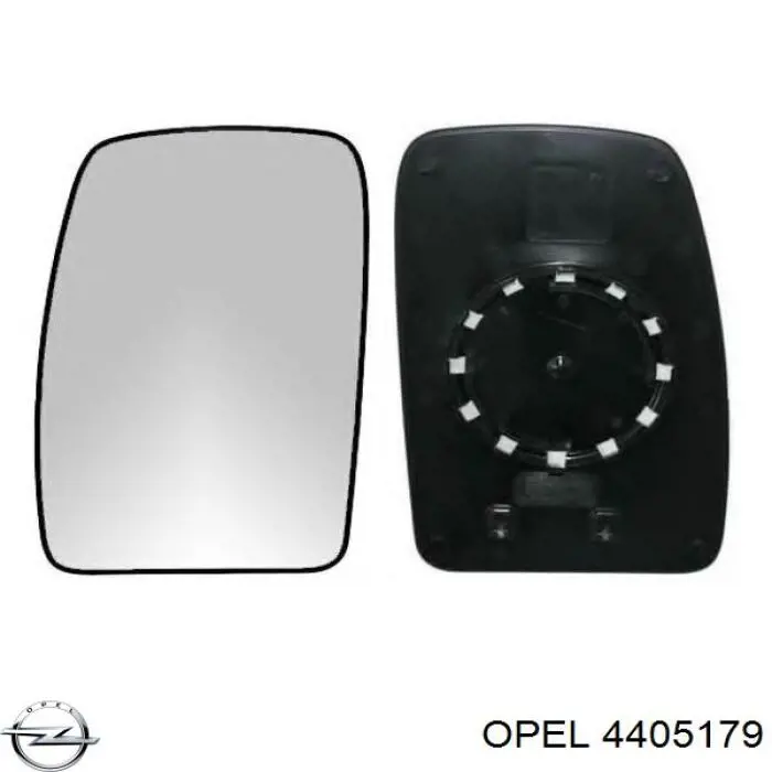 4405179 Opel дзеркальний елемент дзеркала заднього виду, правого