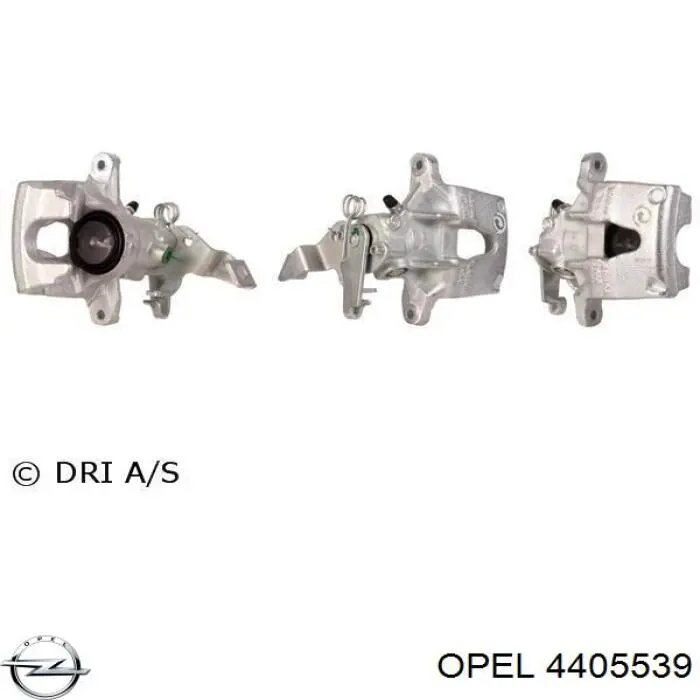 Супорт задній лівий 4405539 Opel