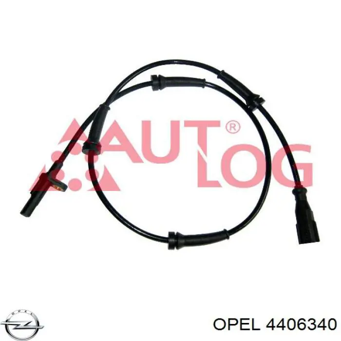 4406340 Opel датчик абс (abs задній)