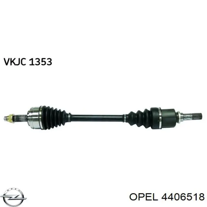 Граната колісна Opel 4406518 ціна, від 35.48 USD