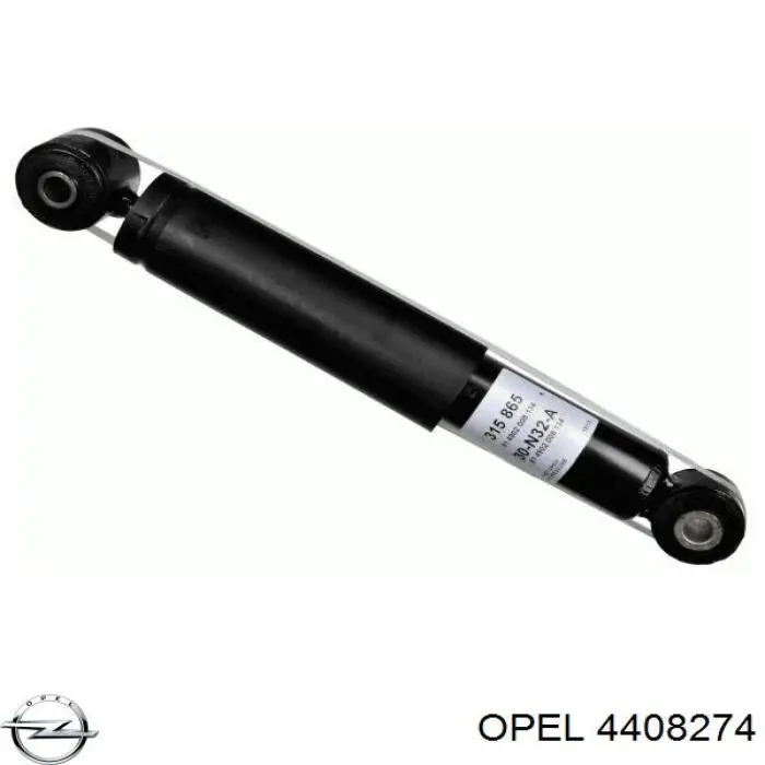Амортизатор задній Opel 4408274 ціна, від 27.21 USD