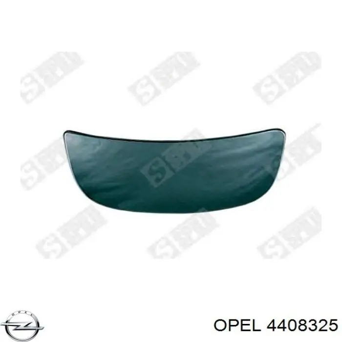 Купити 4408325 Opel Дзеркальний елемент дзеркала заднього виду, лівого