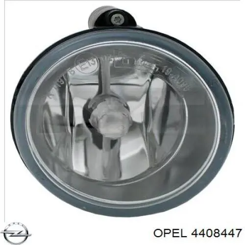 Туманка ліва Opel 4408447 ціна, від 27.30 USD