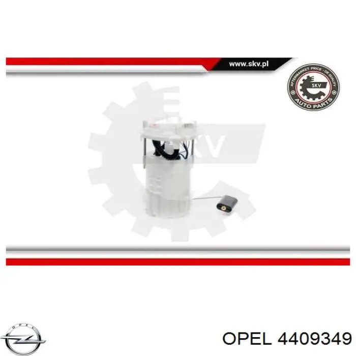 4409349 Opel модуль паливного насосу, з датчиком рівня палива