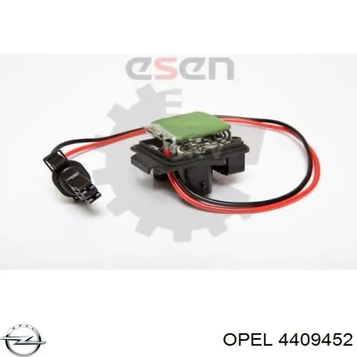 4409452 Opel резистор (опір пічки, обігрівача салону)