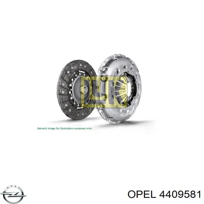 4409581 Opel комплект зчеплення (3 частини)