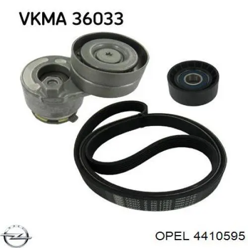Ролик приводного ременя, паразитний Opel 4410595 ціна, від 9.08 USD