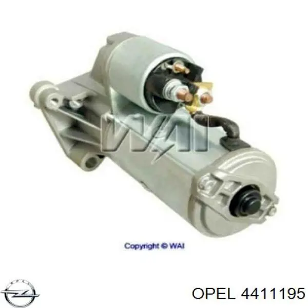 Стартер 4411195 Opel