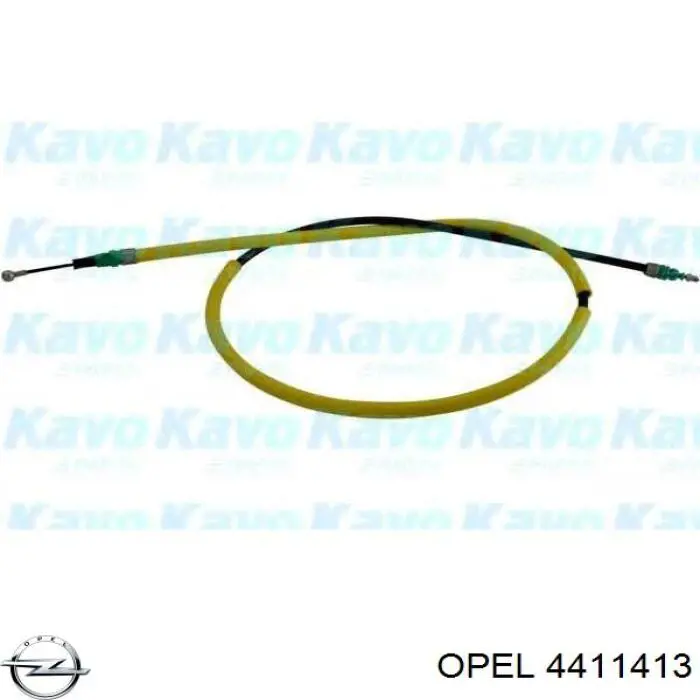 Трос стоянкового гальма задній лівий Opel 4411413 ціна, від 8.57 USD