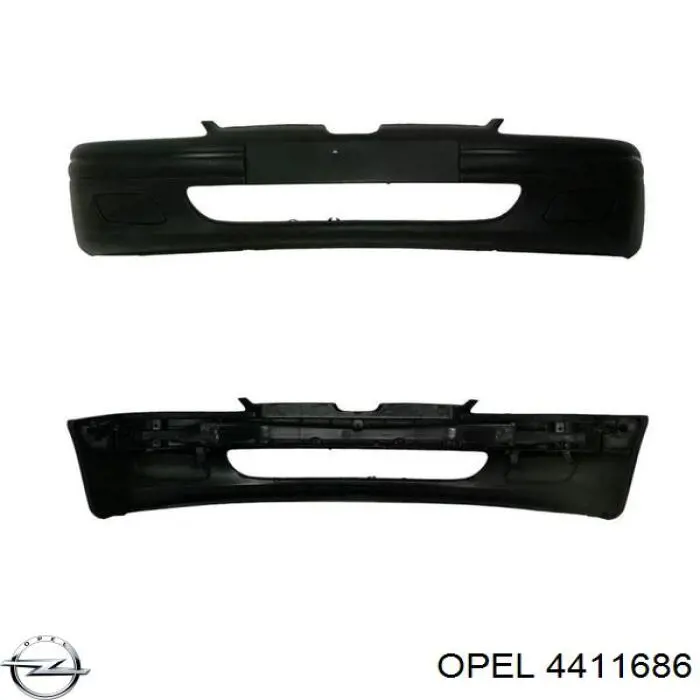 Бампер передній Polcar 6026076