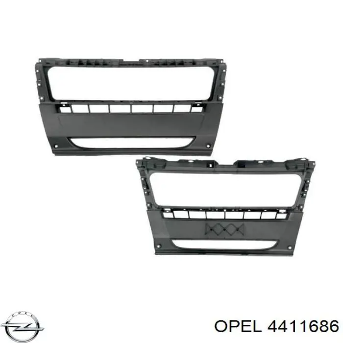 Бампер на авто Opel 4411686 ціна, від 159.19 USD