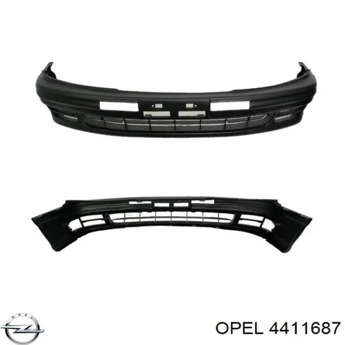Бампер на авто Opel 4411687 ціна, від 171.83 USD