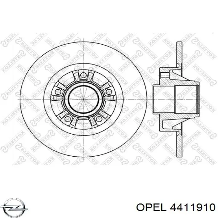 4411910 Opel Дискові гальма