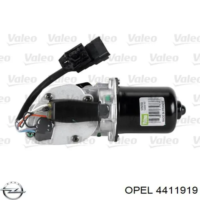 Мотор стеклоочищувача Opel 4411919 ціна, від 164.67 USD