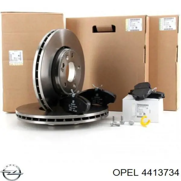 Гальмівні диски передні 4413734 Opel