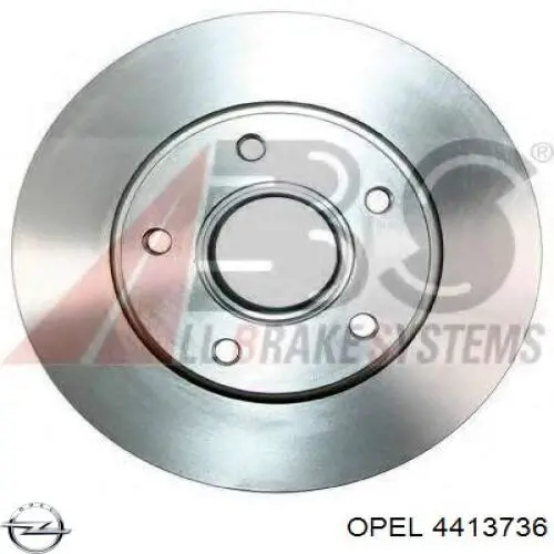 4413736 Opel диск гальмівний задній