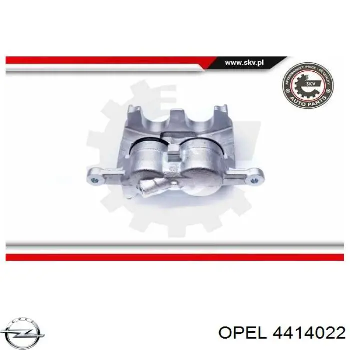 4414022 Opel Супорт гальмівний передній правий