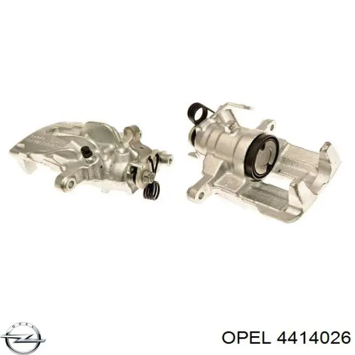 4414026 Opel супорт гальмівний задній правий