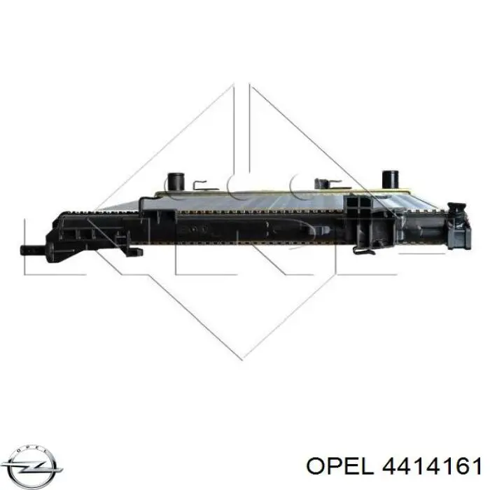 Радіатор 4414161 Opel