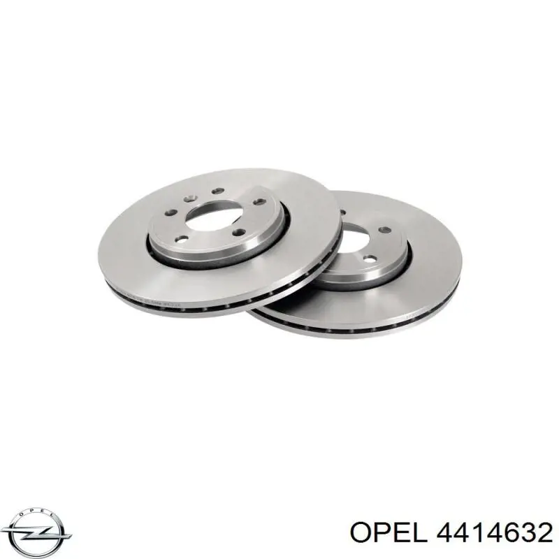 Диск переднього гальма Opel 4414632 ціна, від 51.07 USD