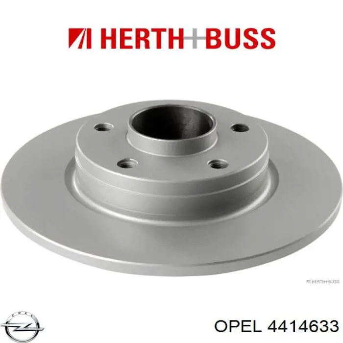 Задні дискові гальма Opel 4414633 ціна, від 57.30 USD