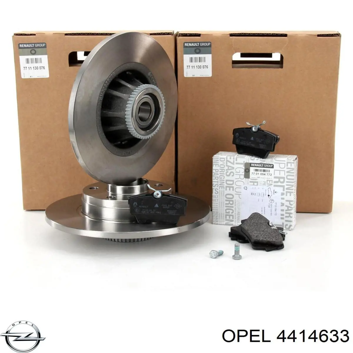 Диск гальмівний задній Opel 4414633