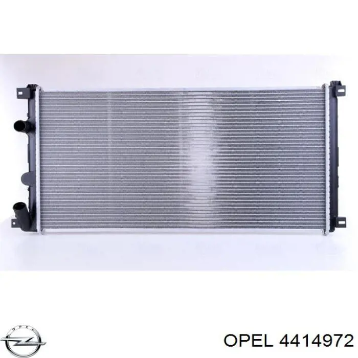 4414972 Opel радіатор охолодження двигуна