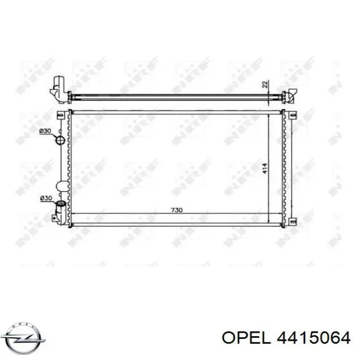 Купити 4415064 Opel Радіатор двигуна