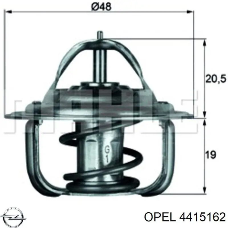 4415162 Opel термостат