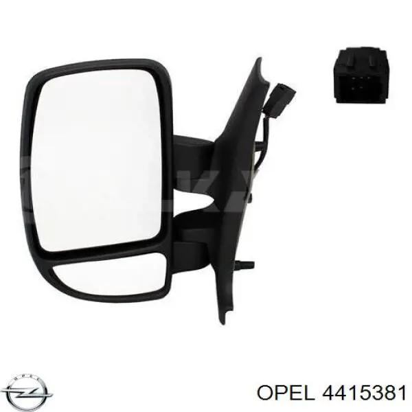 Купити 4415381 Opel Бічне дзеркало заднього виду ліве