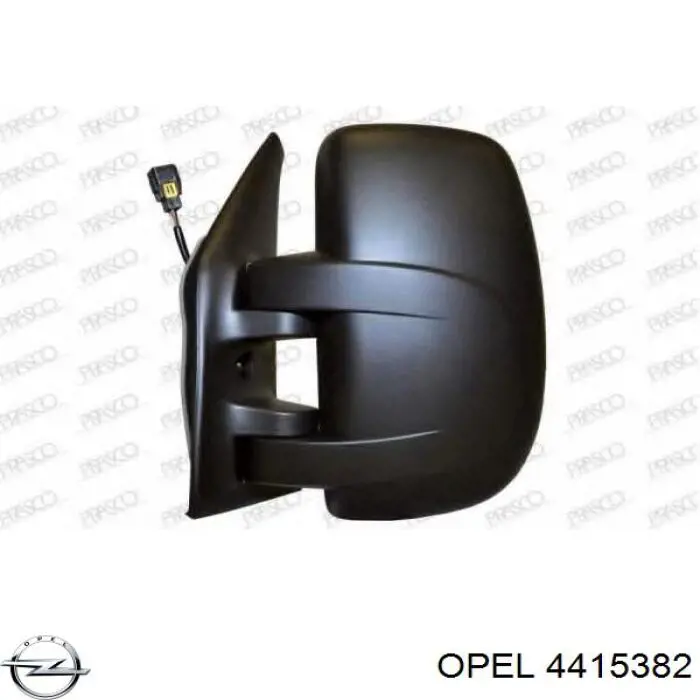 Праве бічне дзеркало Opel 4415382 ціна, від 73.43 USD
